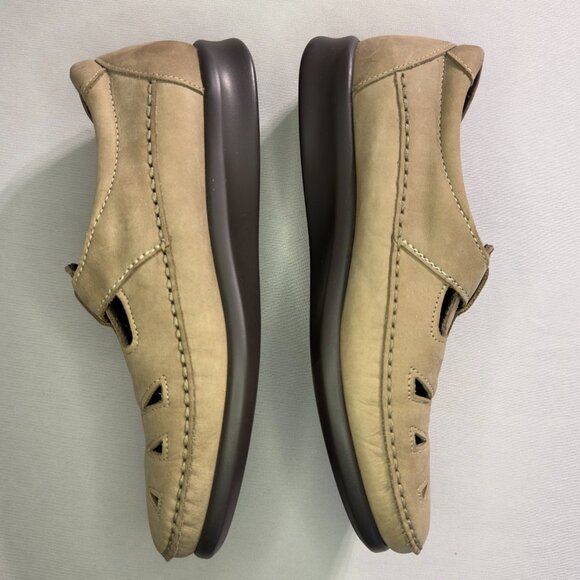 SAS Roamer - Women's Slip-on Loafer Velcro Comfort Walking Shoe, Size 8M Sage - Picture 3 of 8